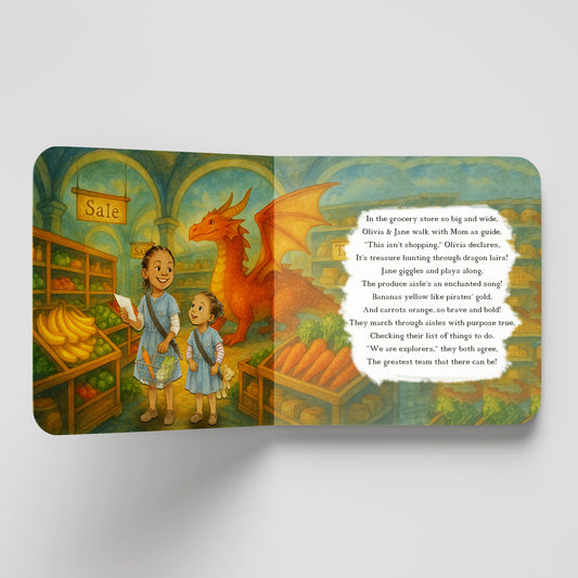 Personalized book for siblings