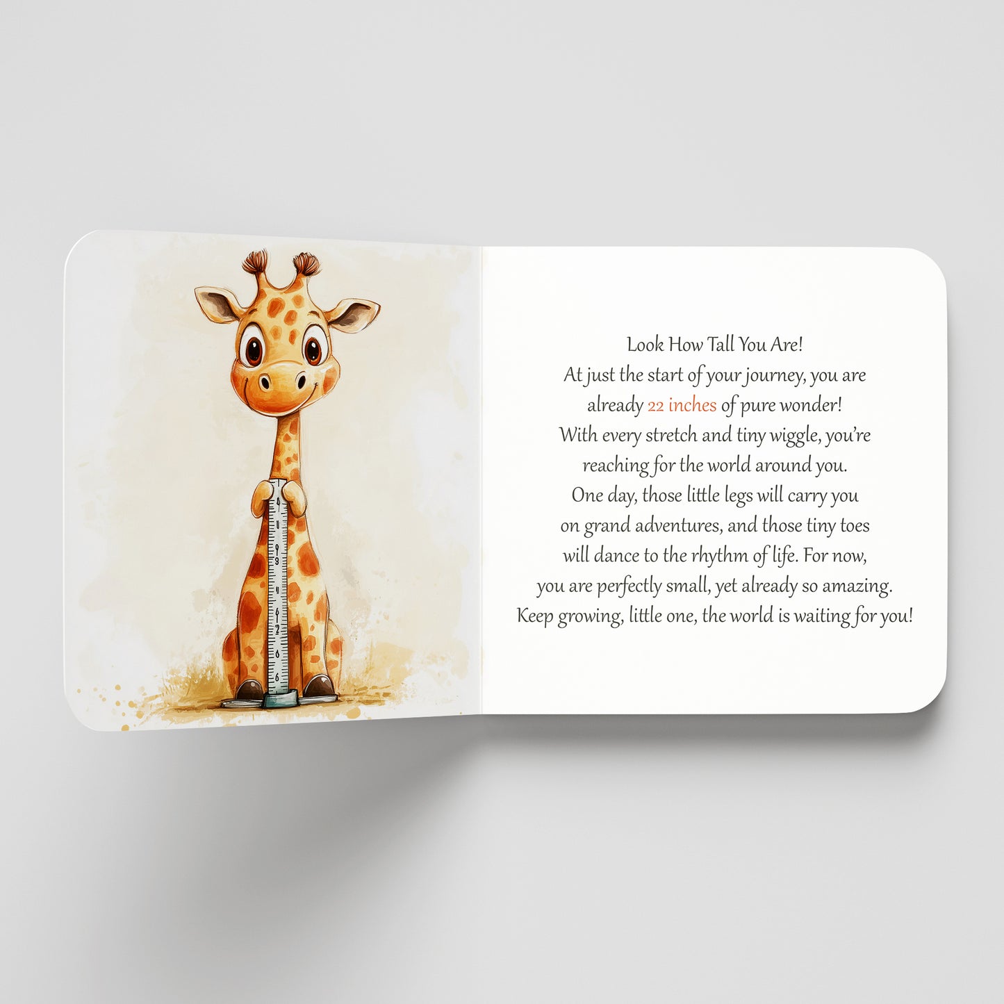 Welcome To The World Custom Baby Book
