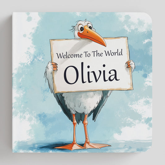 Welcome To The World Custom Baby Book