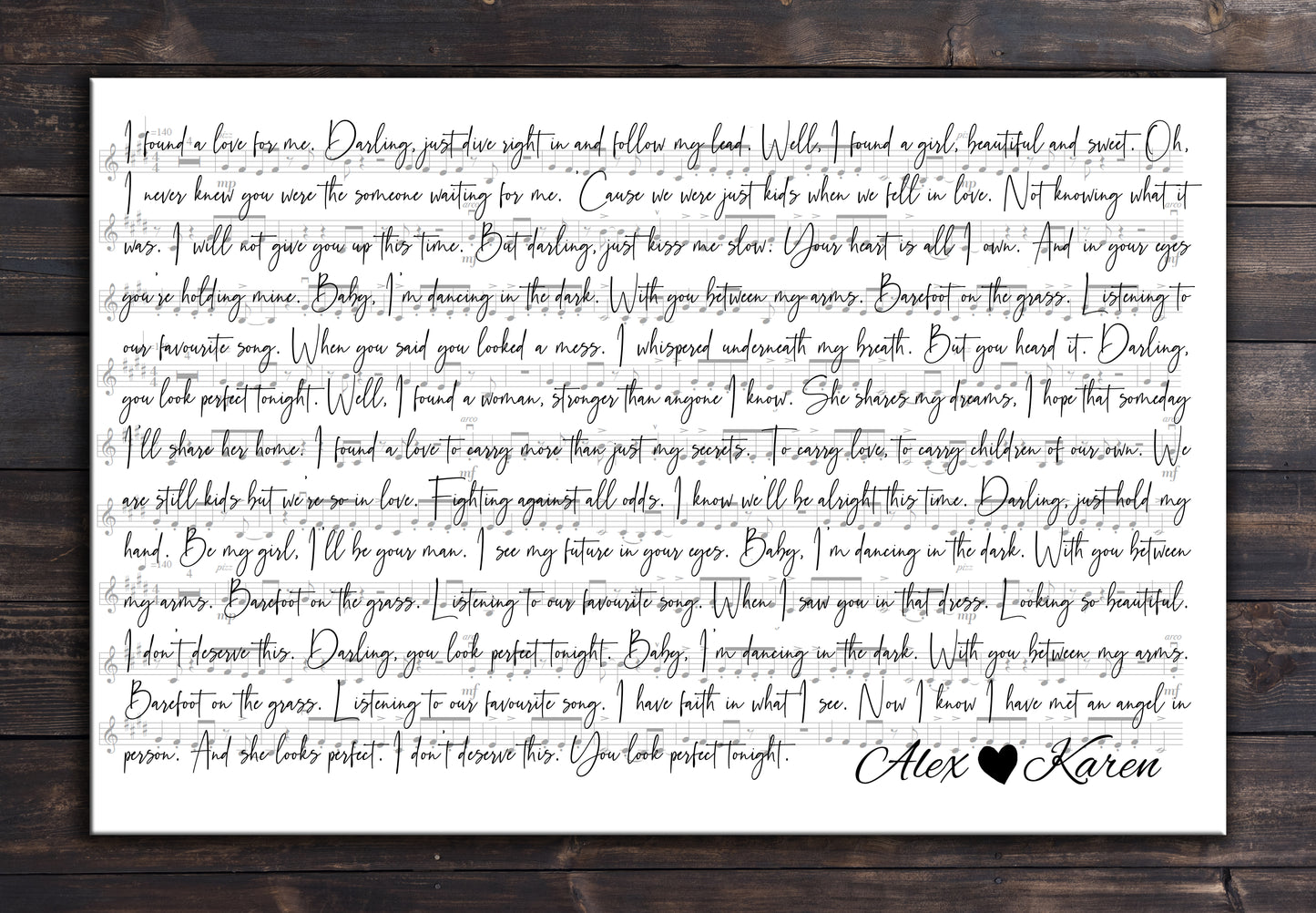 Music Sheet Art Canvas