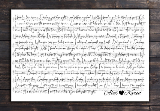 Music Sheet Art Canvas
