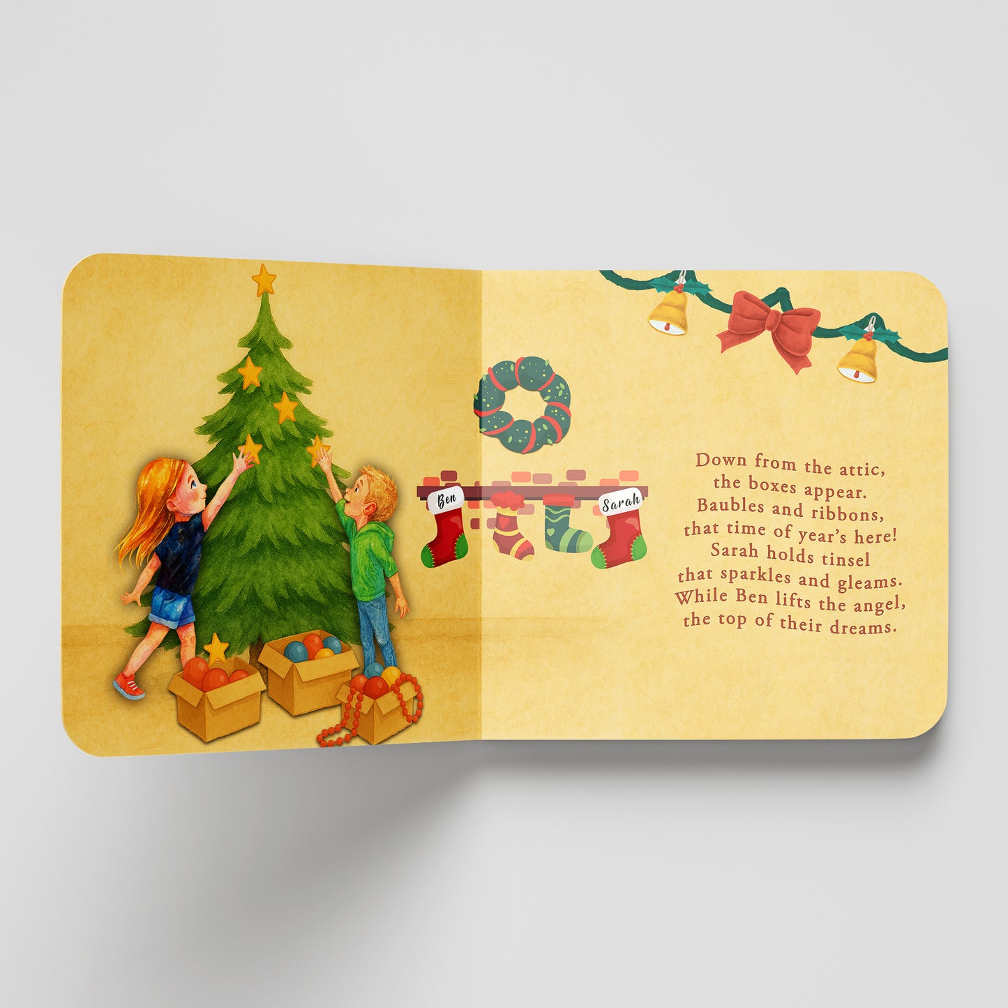Personalized Christmas Book for Siblings
