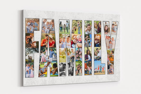 Family Photo Collage Canvas