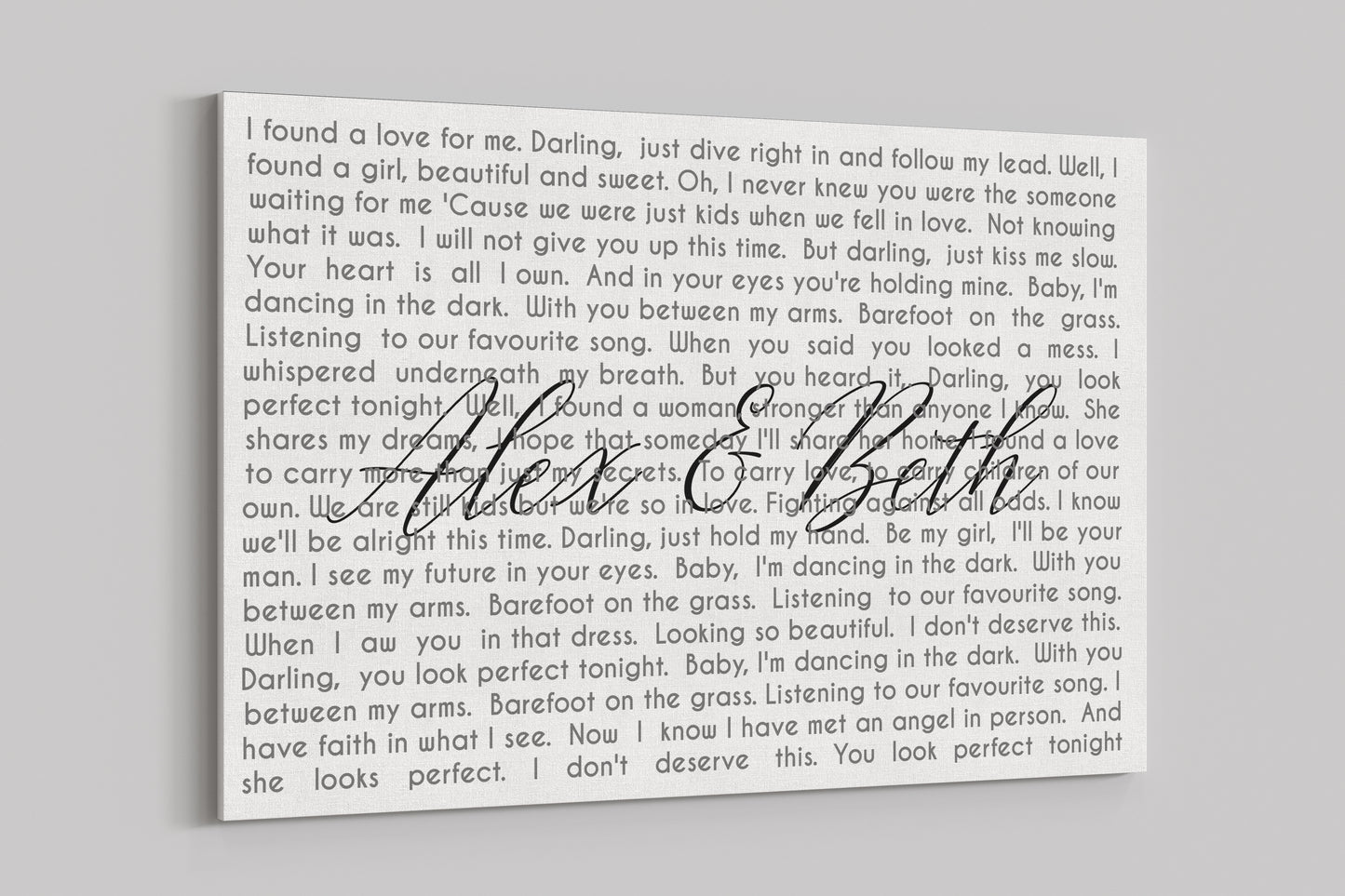 First Dance Canvas
